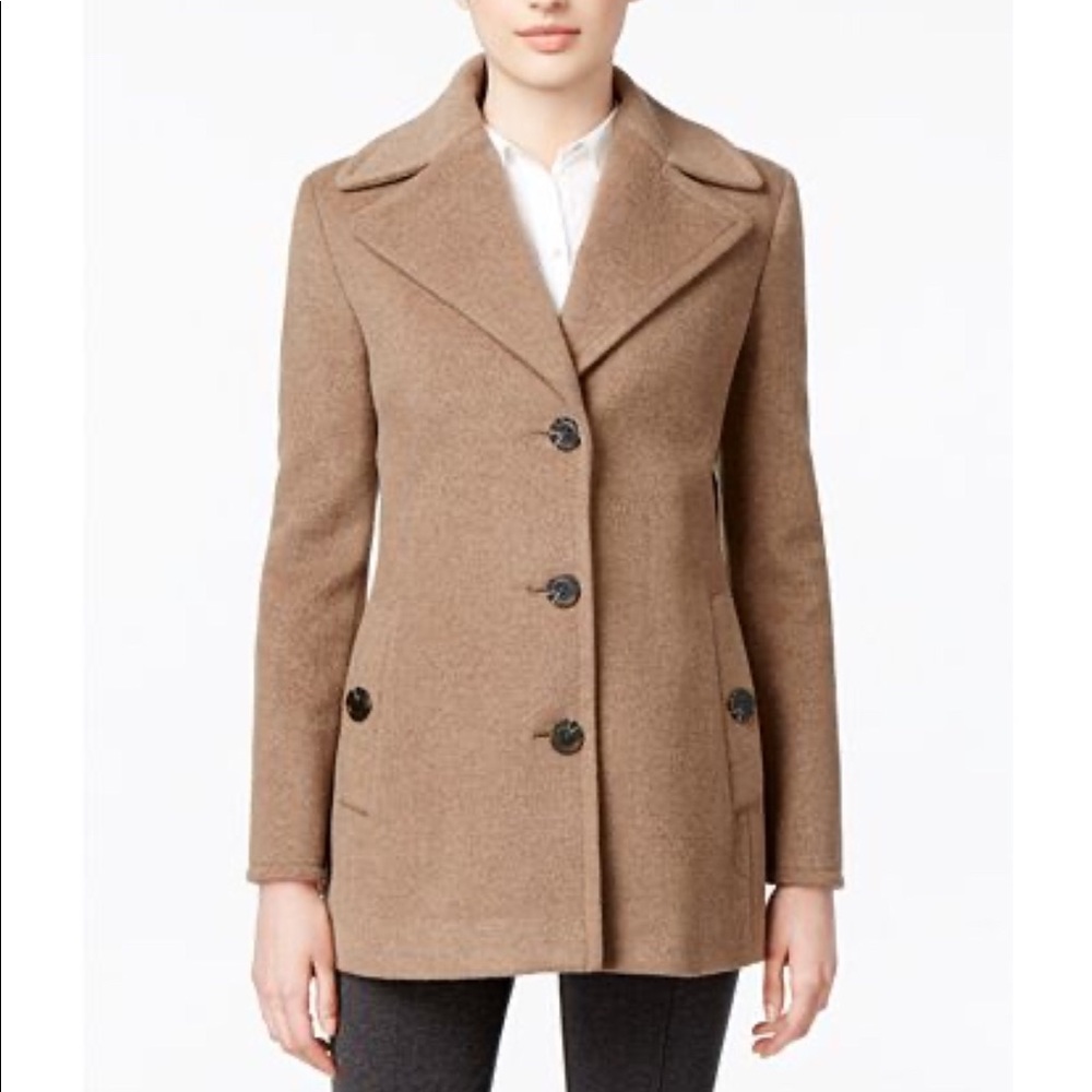 ⚡️SALE⚡️NWT Calvin Klein single-breasted peacoat